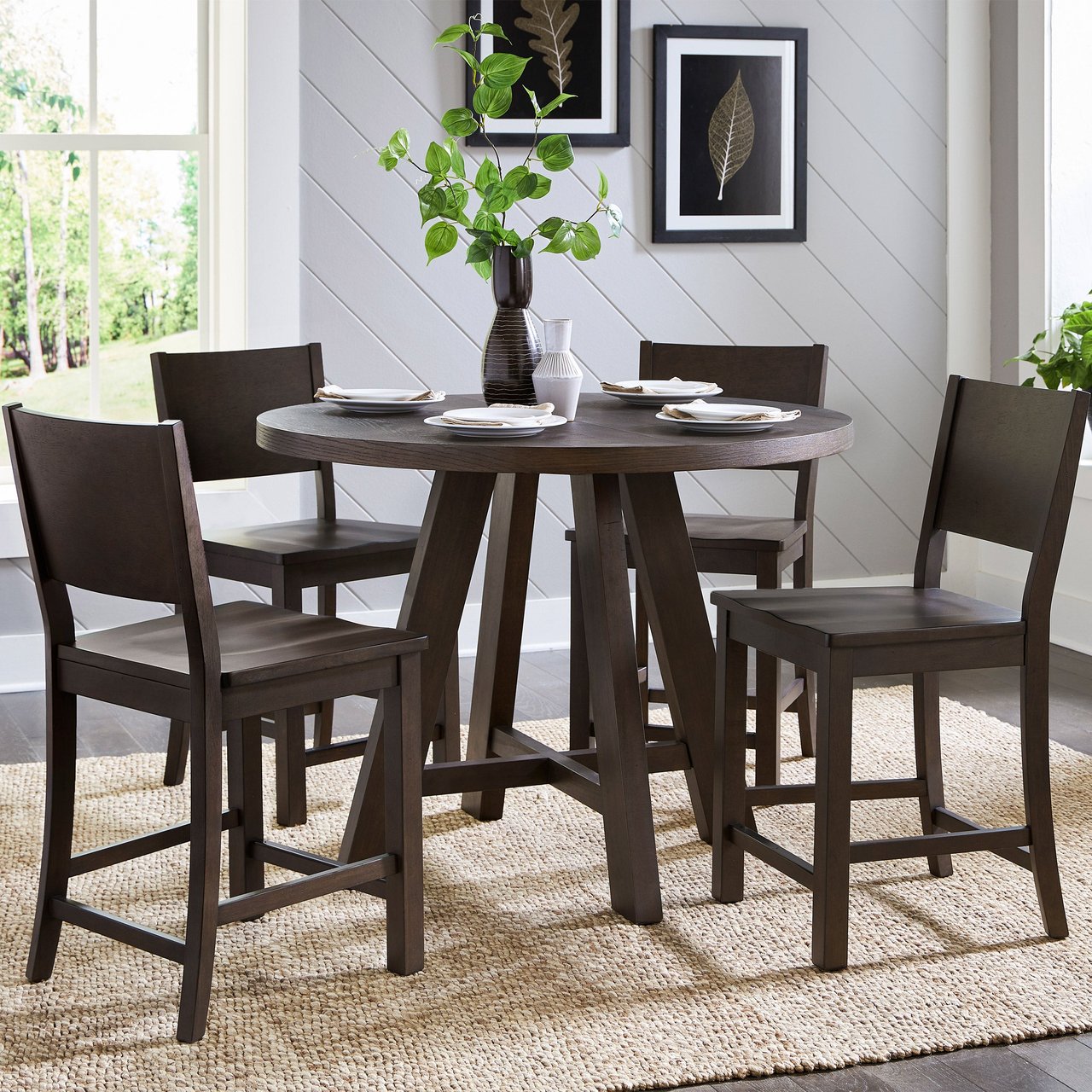 Universal Broadmoore Parks 5-Piece Counter Height Dining Set - Image 1