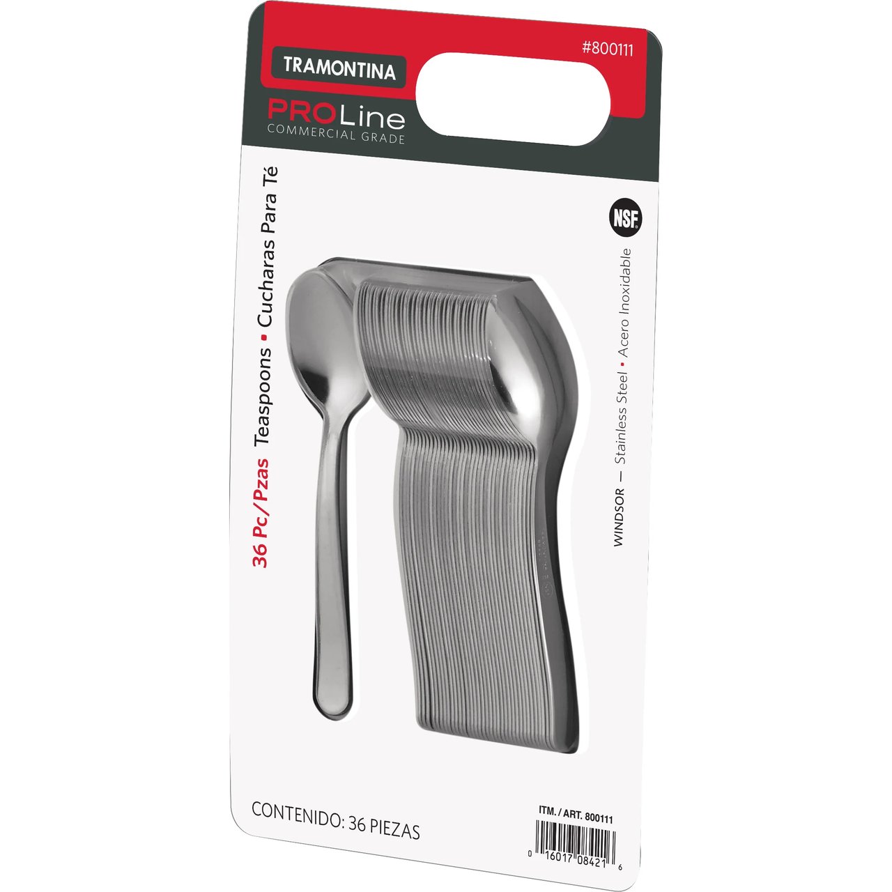 Tramontina PROLine Stainless Steel 36-Count Teaspoons - Image 1