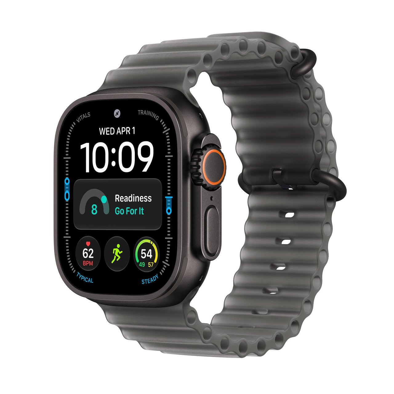 Apple Watch Ultra 4 49mm Black Titanium GPS + Cellular with Ocean Band - Image 1