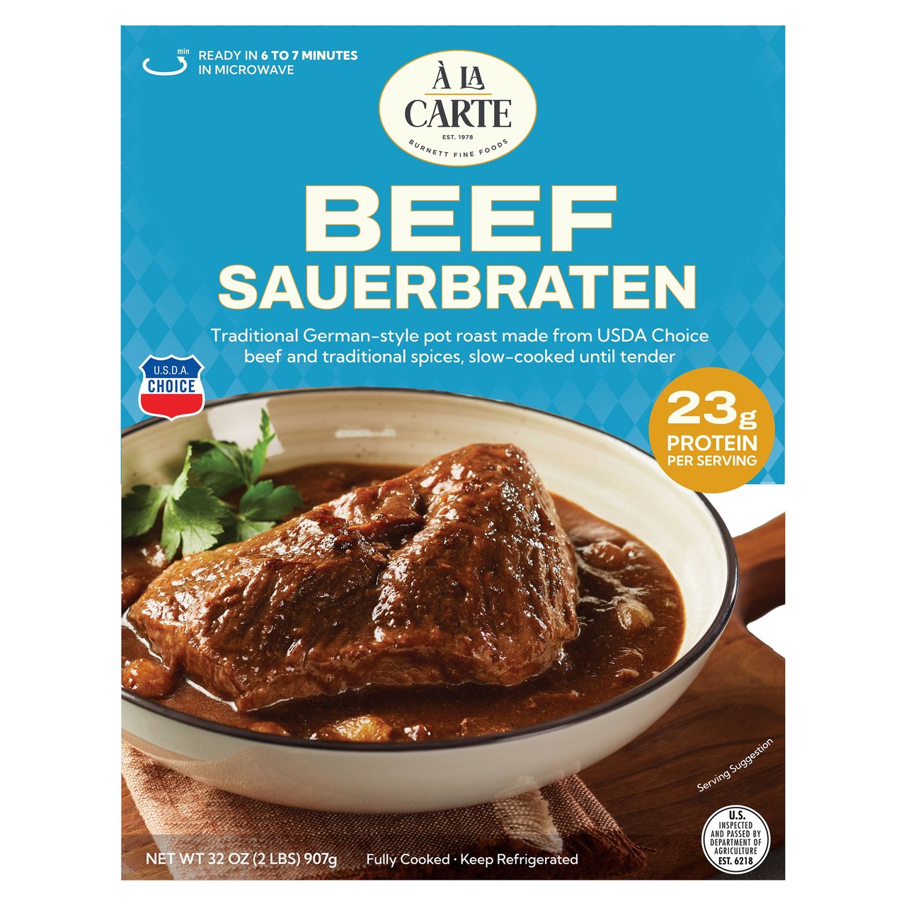 BURNETT AND SONS BEEF SAUERBRATEN 32 OUNCE PACKAGE - Image 1
