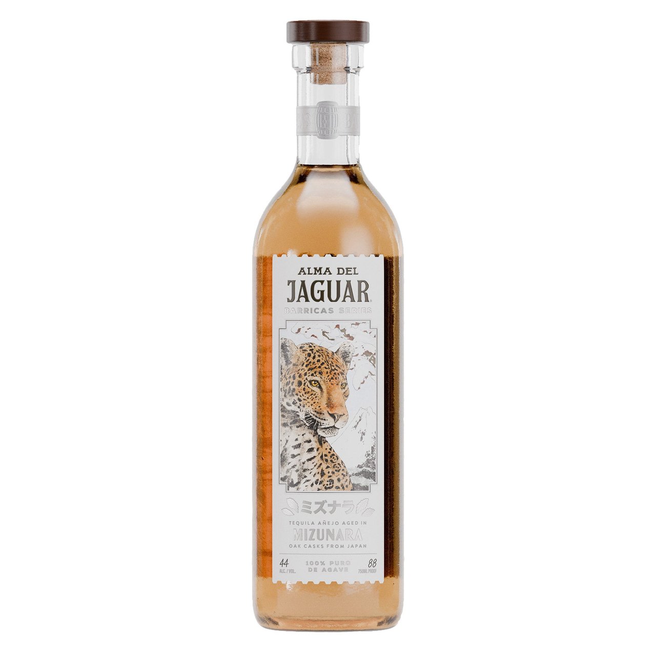 Alma del Jaguar Mizunara Tequila Añejo Jalisco, Mexico 750ML