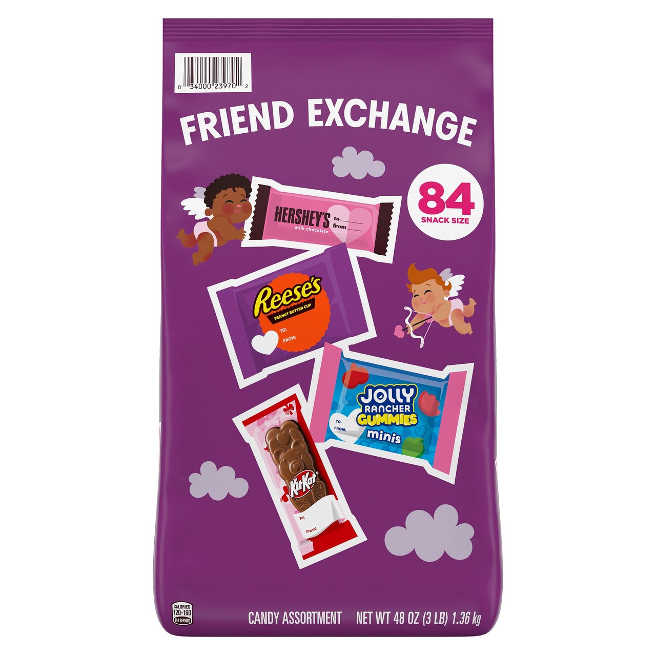 Hershey's Friendship Exchange Assorted Chocolate Candy, 48.8 oz - Image 1