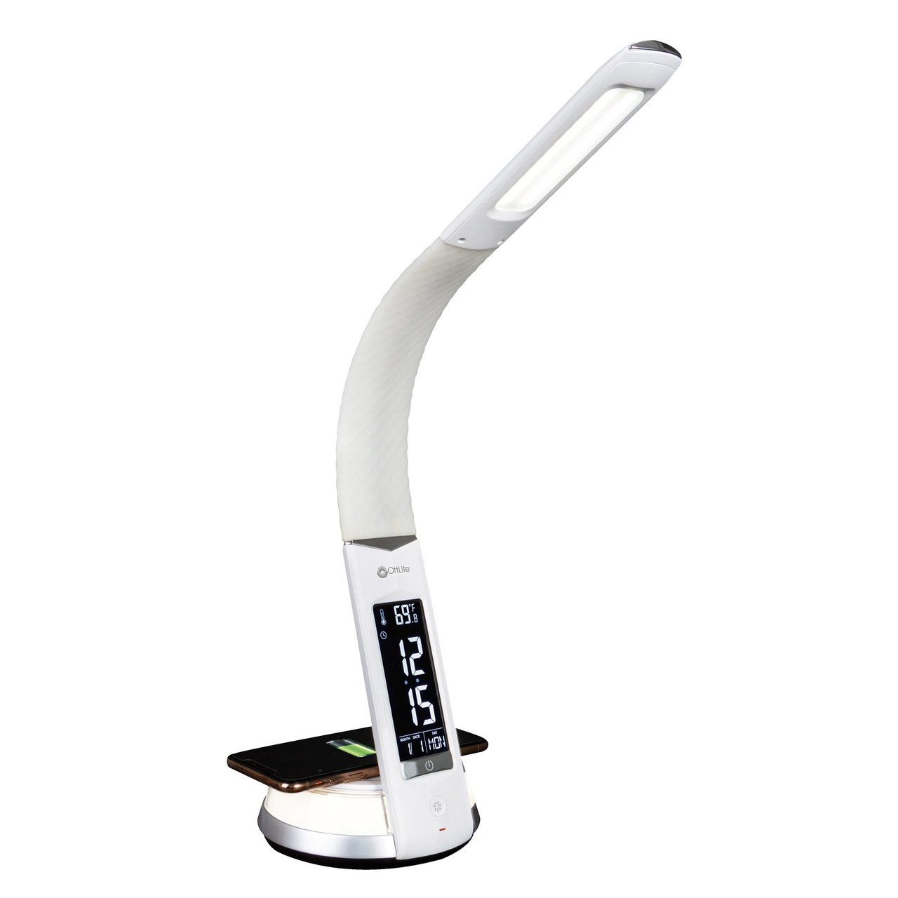 OttLite LED Desk Lamp with Wireless Charging - Image 1