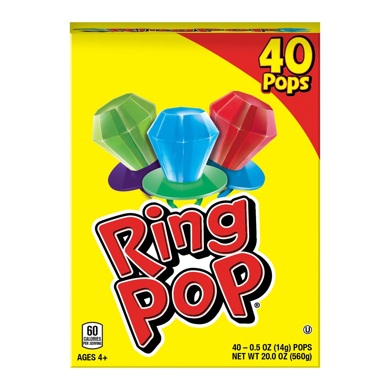 Ring Pops Variety 40 Count/0.5 oz - Image 1