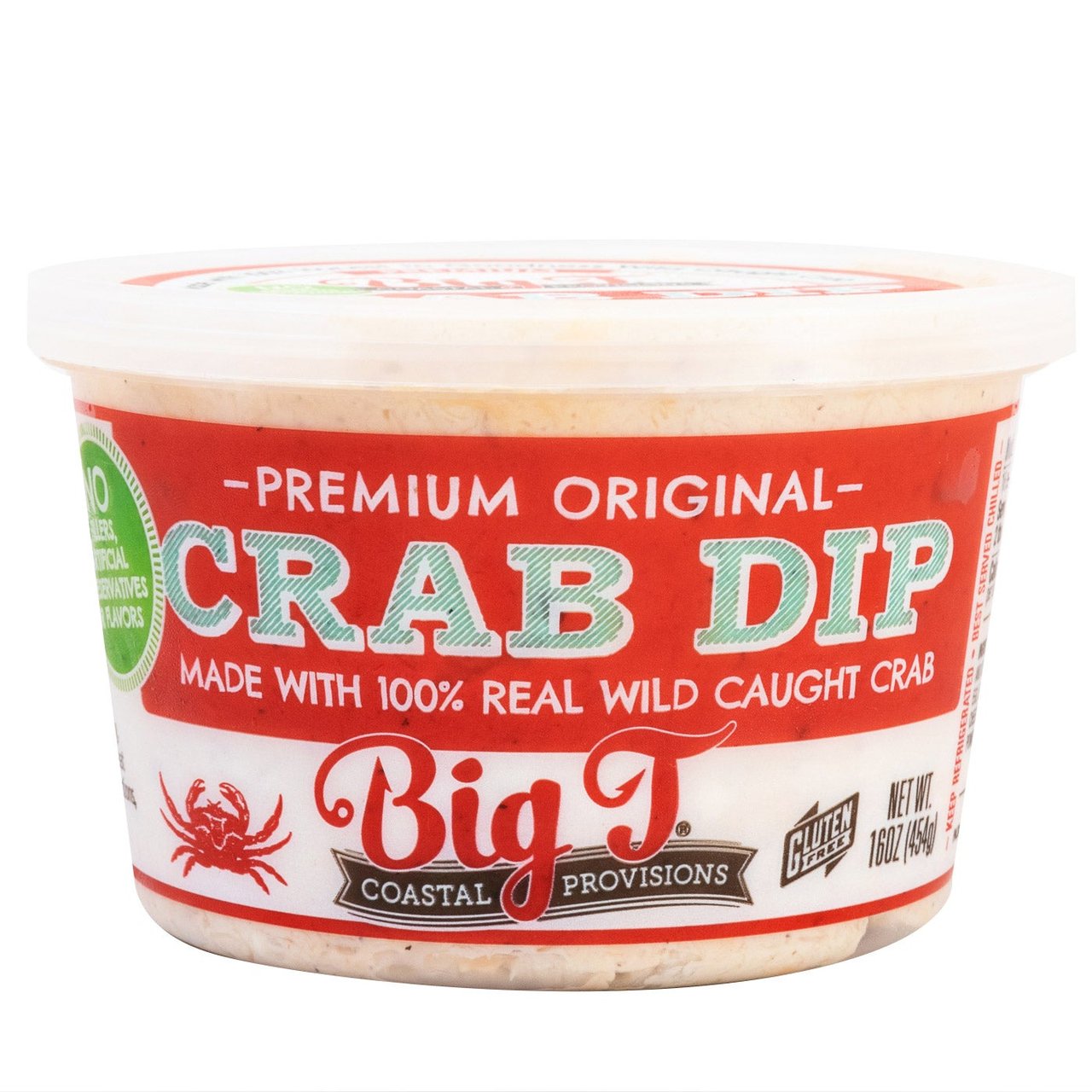 Big T Crab Dip 16 Ounce Container - Image 1