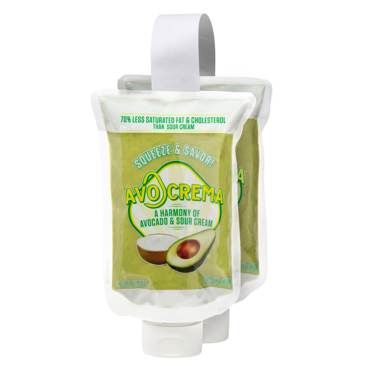 AvoCrema Avocado & Sour Cream 2/14 oz - Image 1