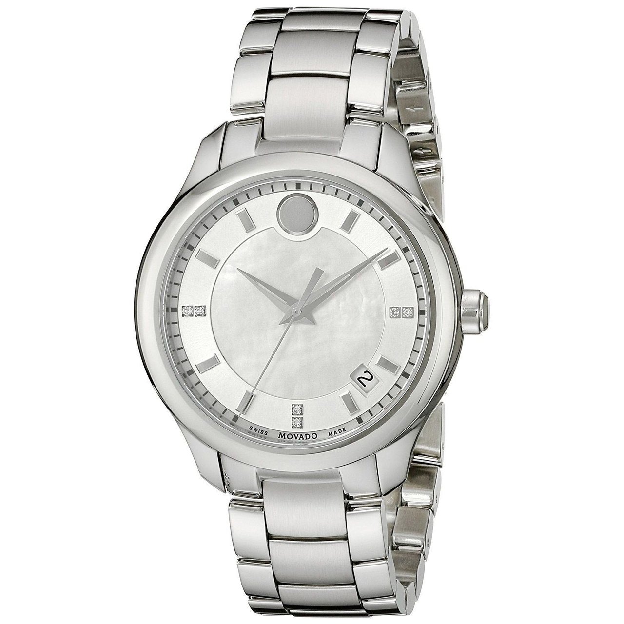 Movado Bellina Mother of Pearl Ladies Quartz Watch