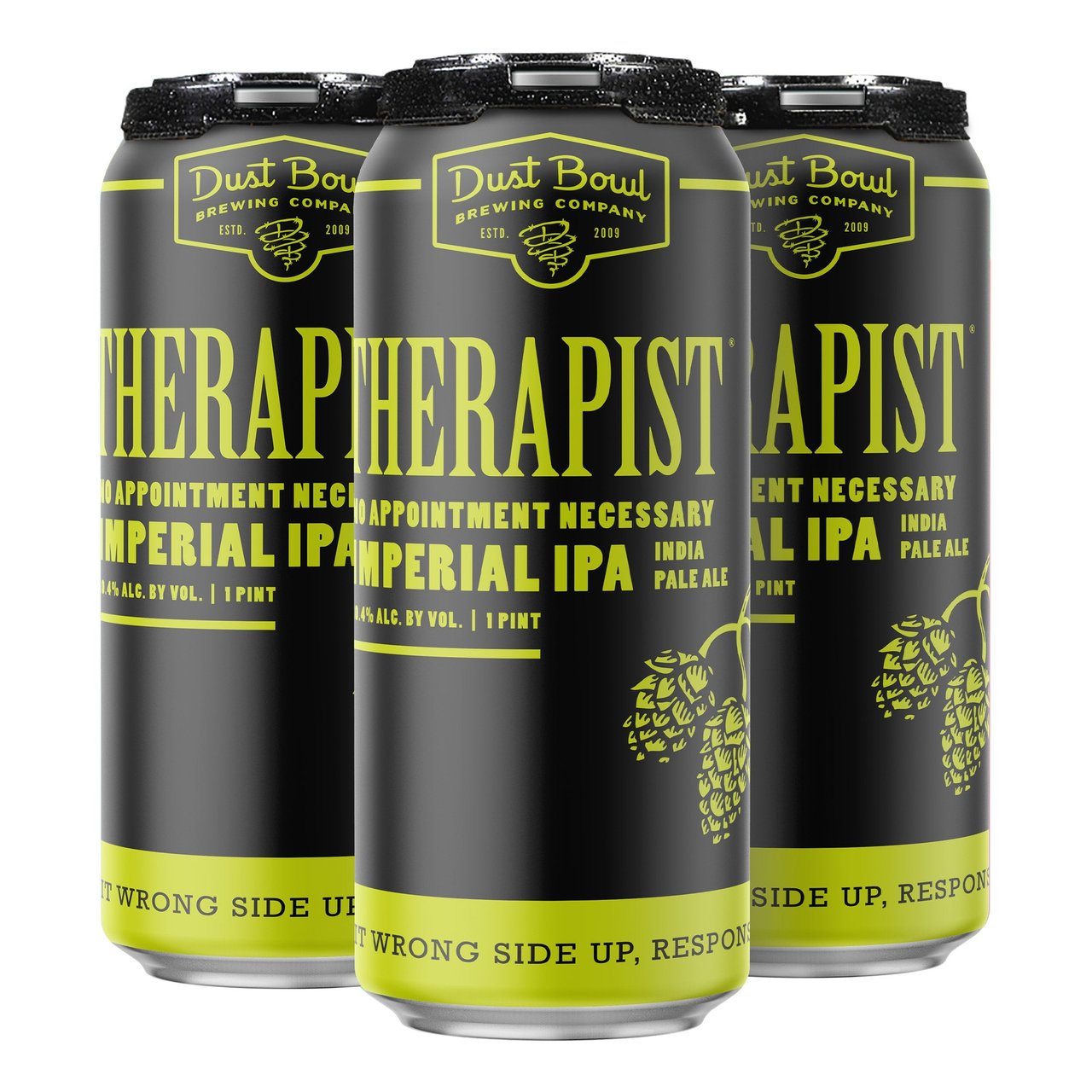 Dust Bowl Brewing Therapist Imperial IPA Turlock, CA 4/16oz - Image 1