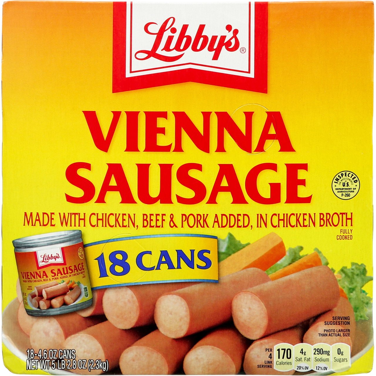 Libby's Vienna Sausage, 18/4.6 oz - Image 1