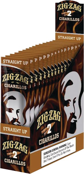Zig-Zag Straight Up Cigarillo, 15 Packs of 2