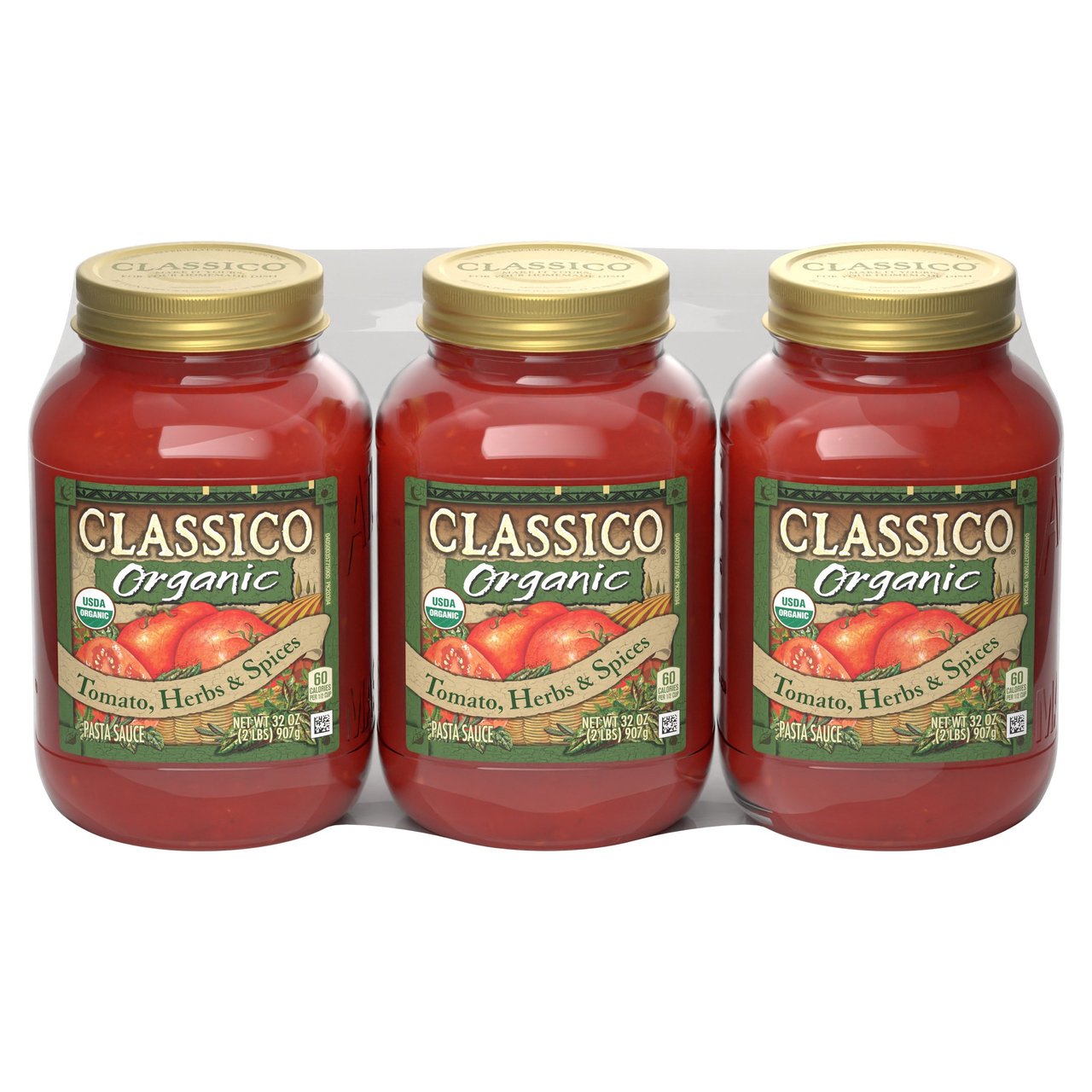 Classico Organic Tomato Herbs & Spices Pasta Sauce, 3/32 oz - Image 1