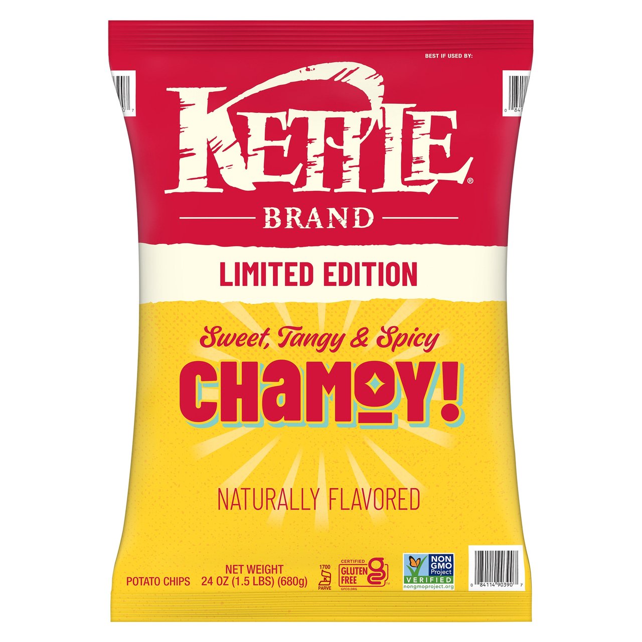 Kettle Brand Chamoy Potato Chips 24 oz - Image 1