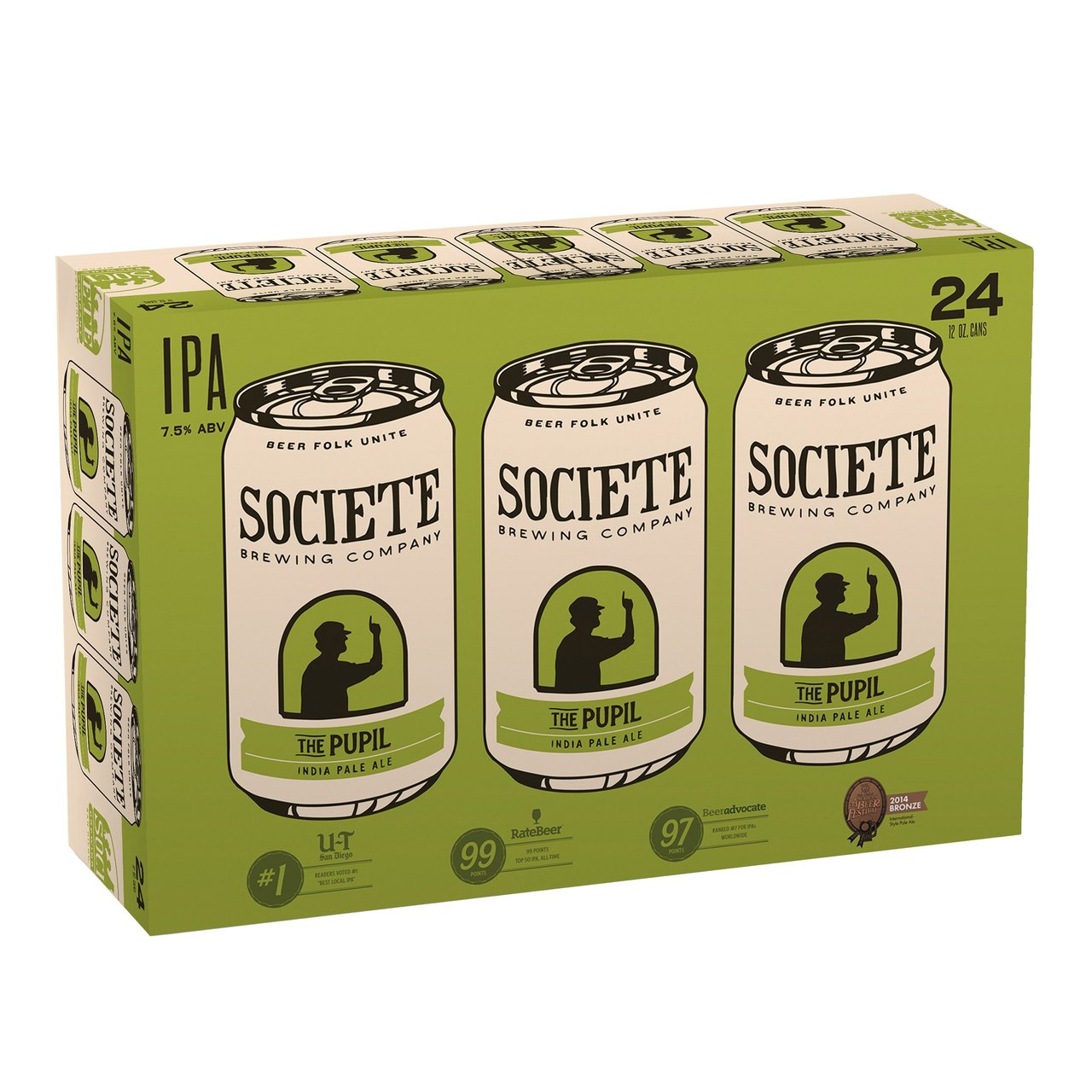 Societe Brewing Co. The Pupil IPA San Diego 24/12oz Cans