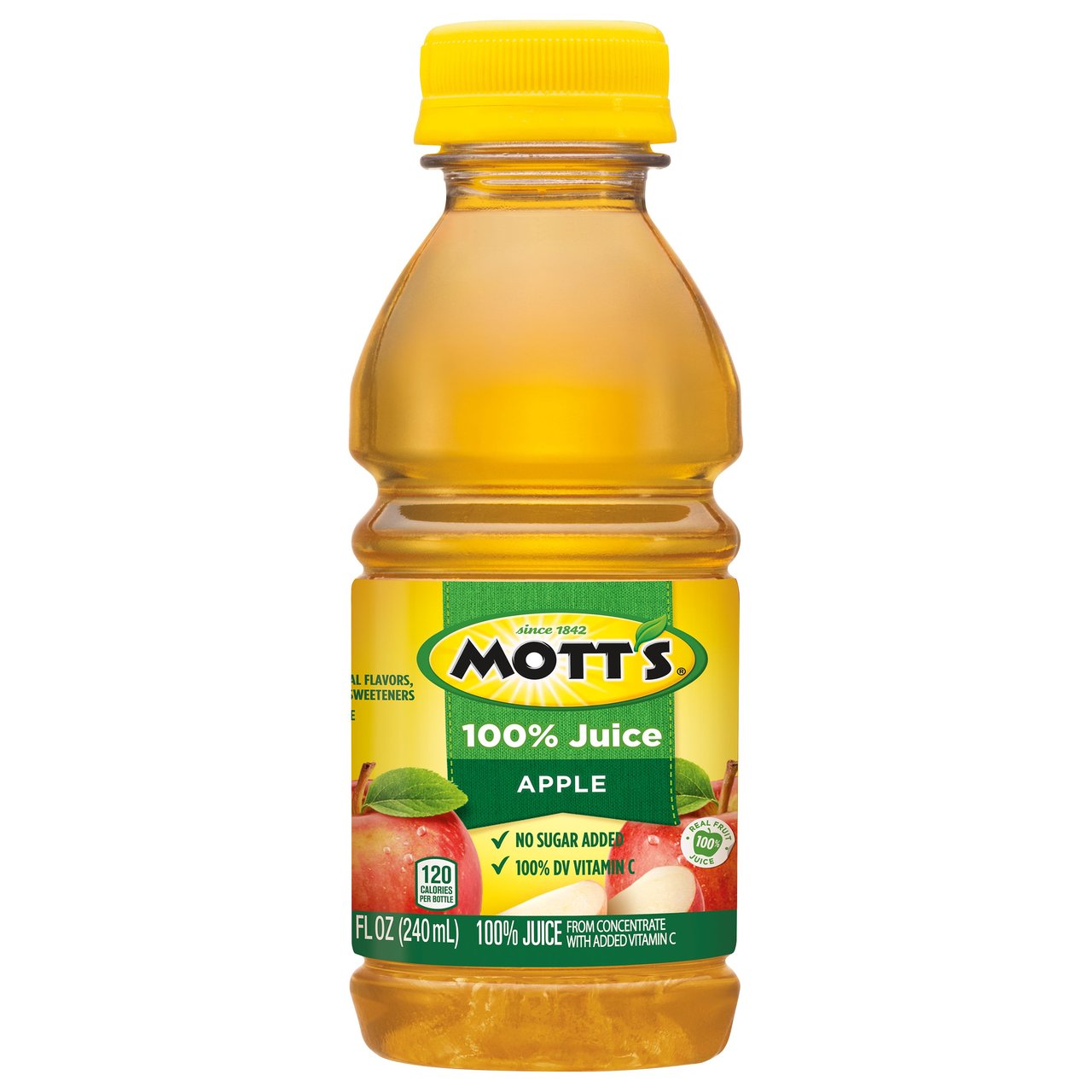 Mott's 100% Apple Juice, 8 fl oz, 24-Count - Image 1