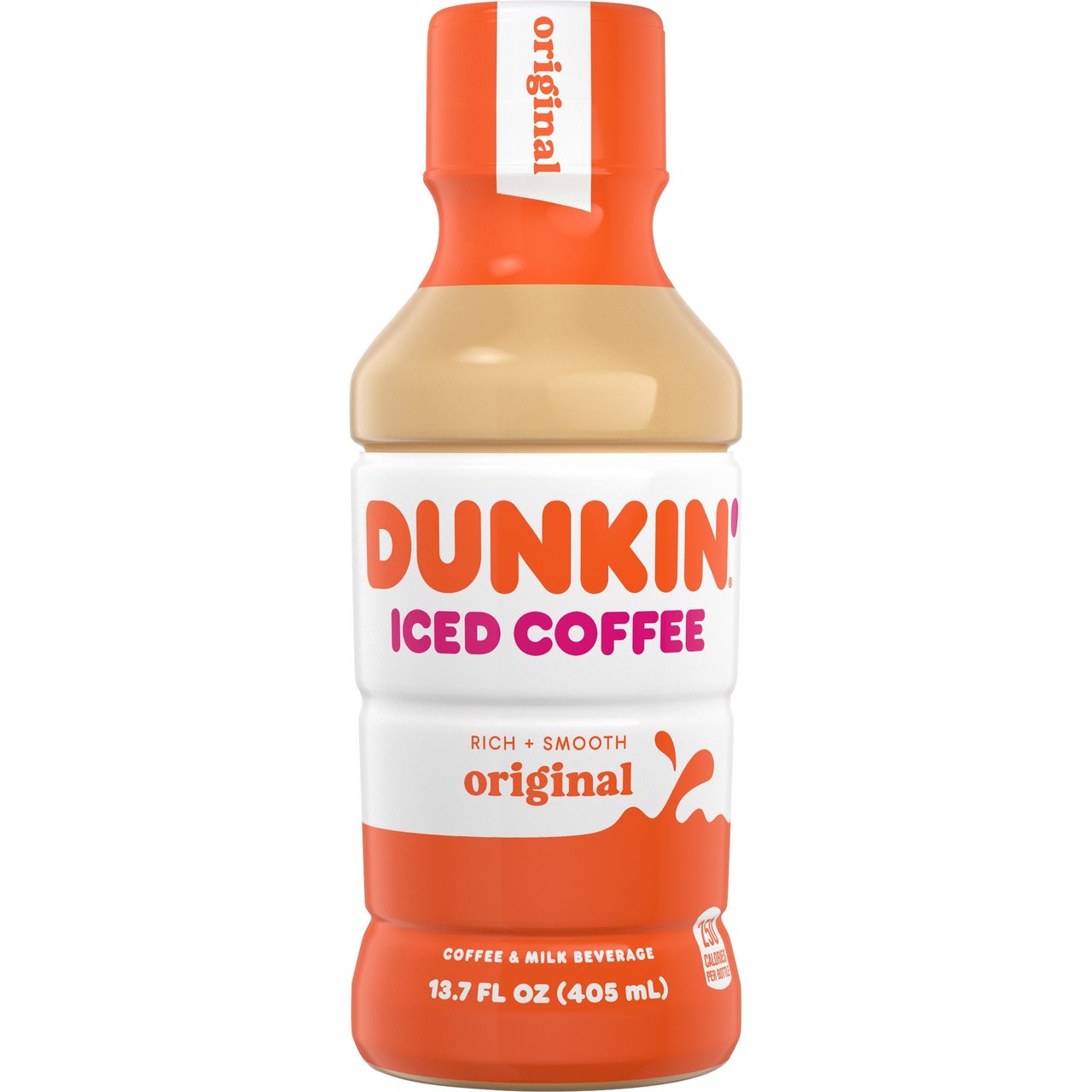 Dunkin' Donuts Original Iced Coffee, 12 Pack, 13.7 fl oz Bottles - Image 1