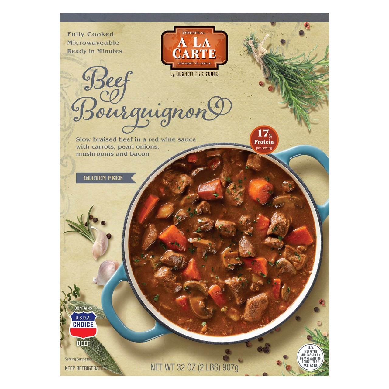 A La Carte Beef Bourguignon 32 oz - Image 1