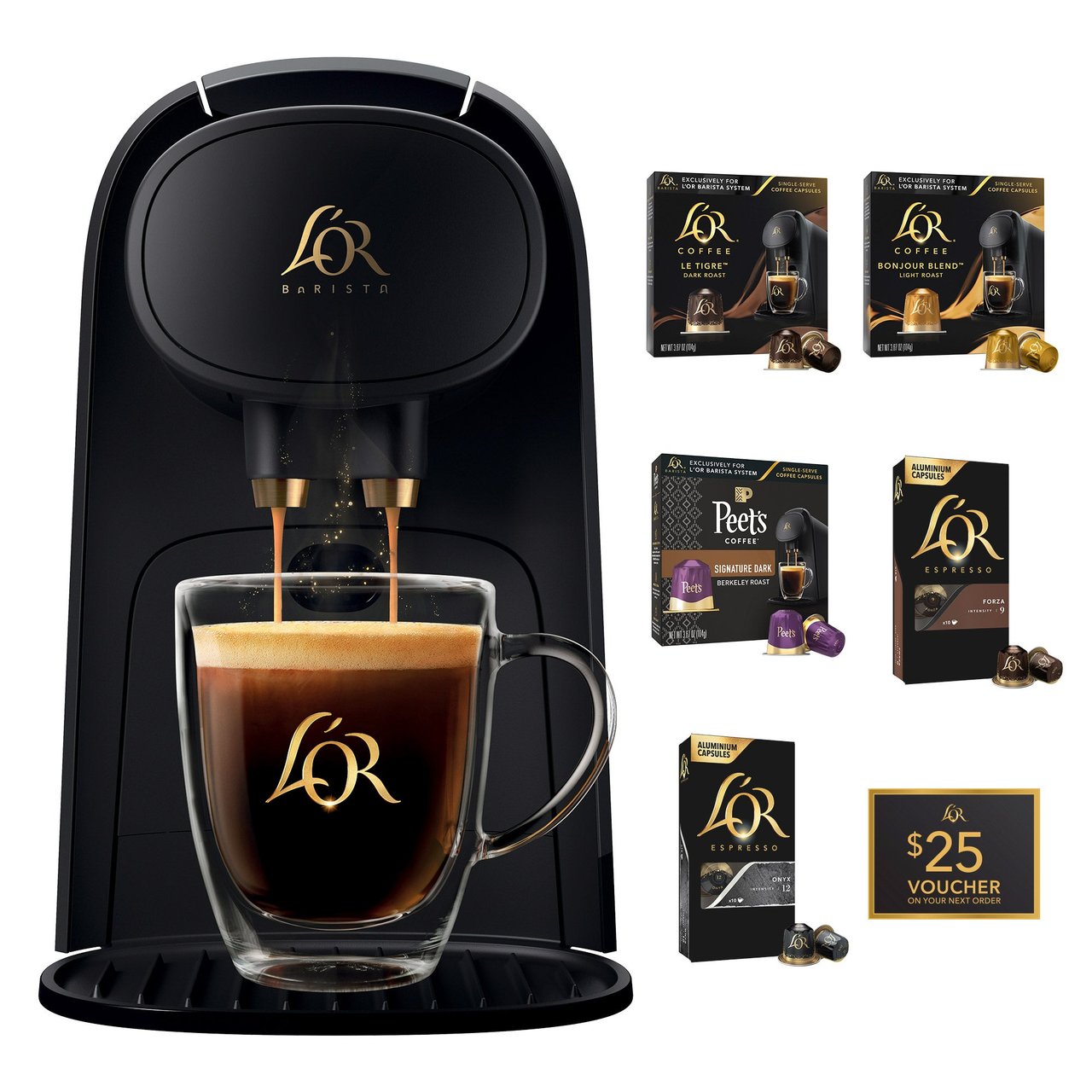 L'OR Barista System Coffee and Espresso Machine - Image 1