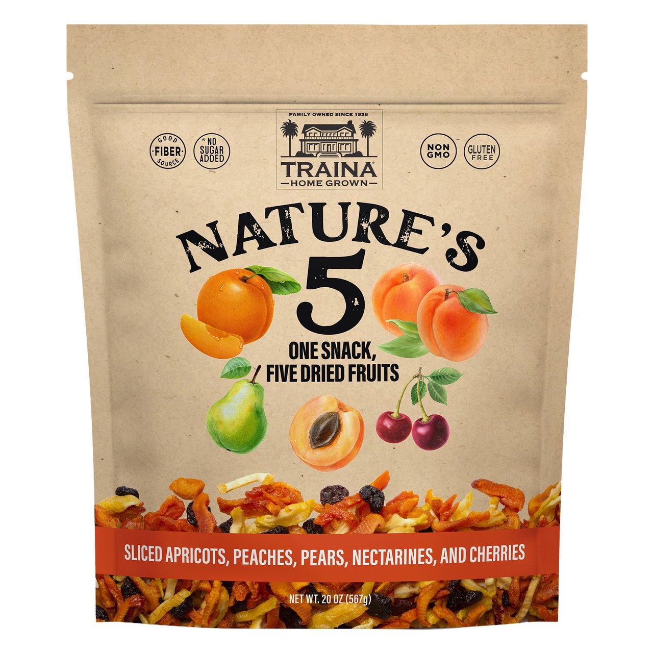 Traina Nature's 5 Fruit Blend, 20 oz - Image 1