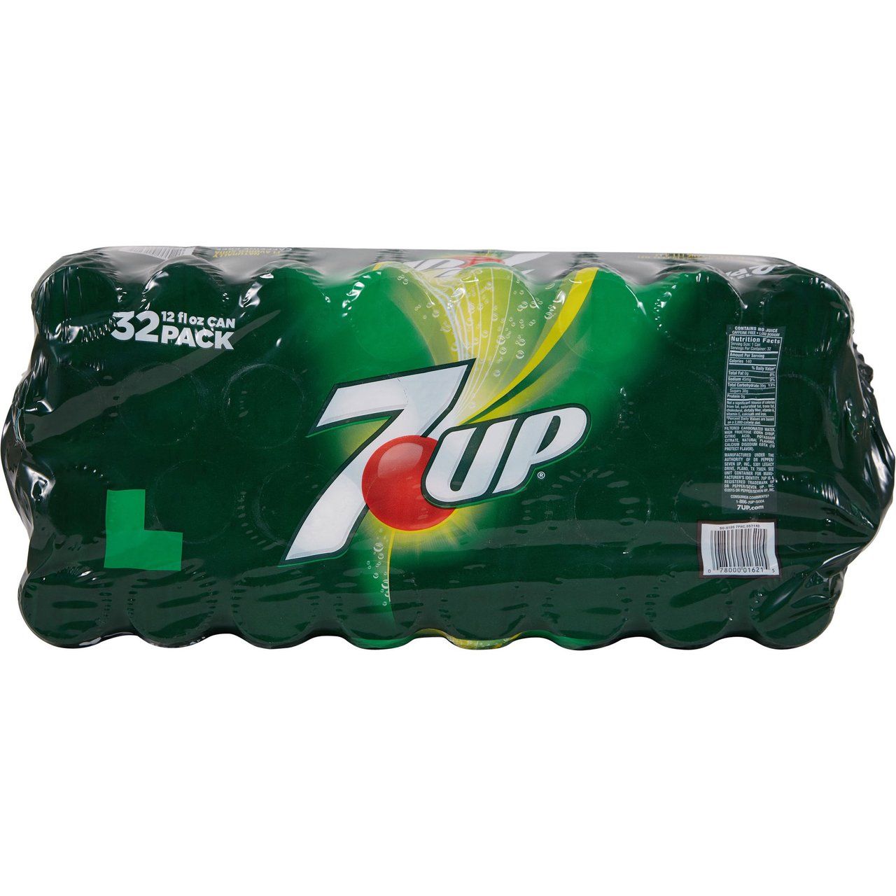 7UP Lemon Lime Soda, 12 fl oz Cans, 24-Count - Image 1