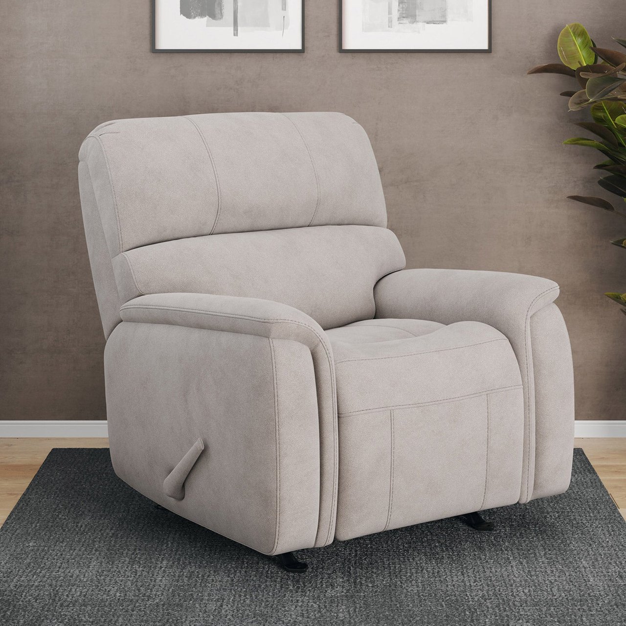 True Innovations Hayden Fabric Recliner - Image 1
