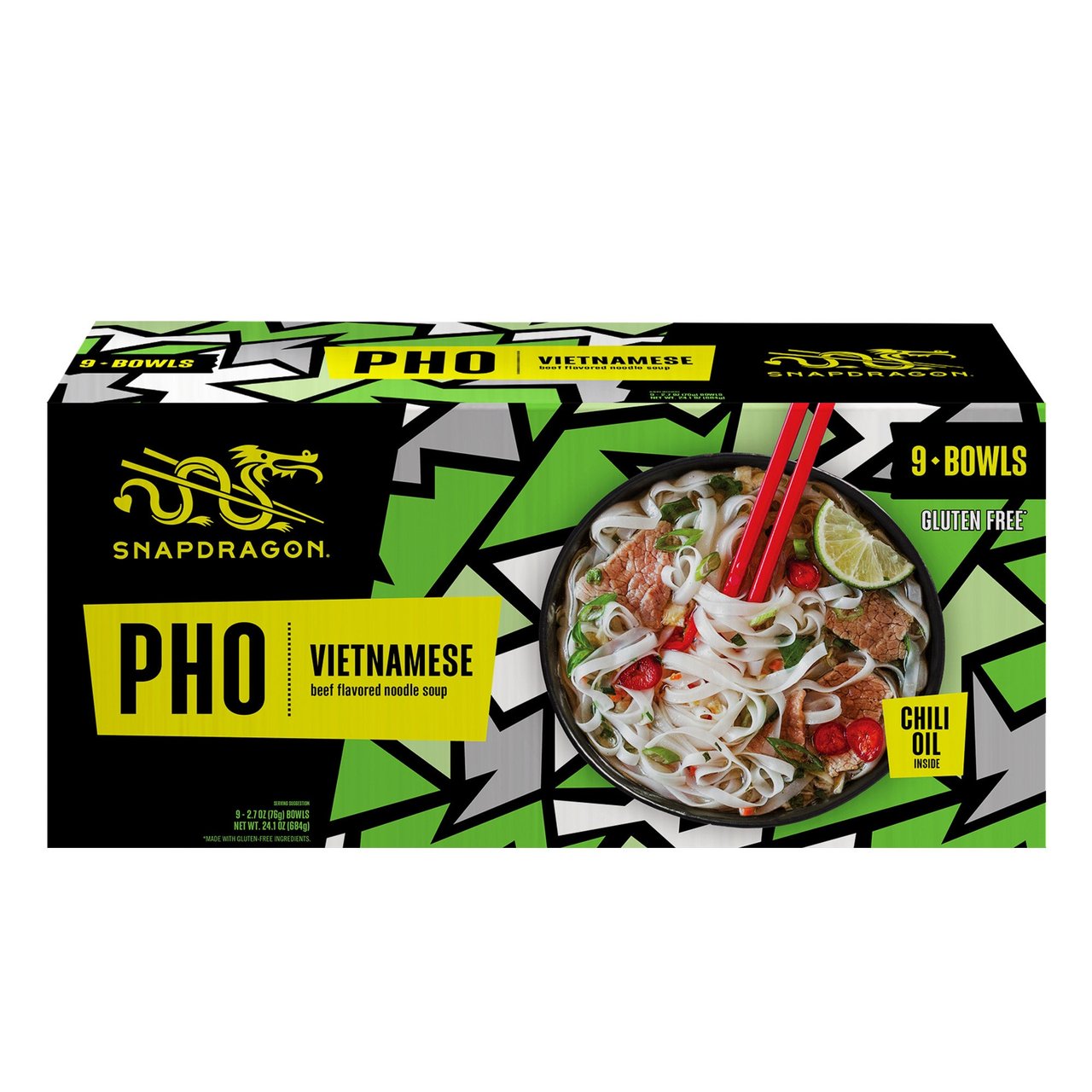 Snapdragon Foods Vietnamese Pho Bowls 9/2.7 oz (1.52 lbs) - Image 1