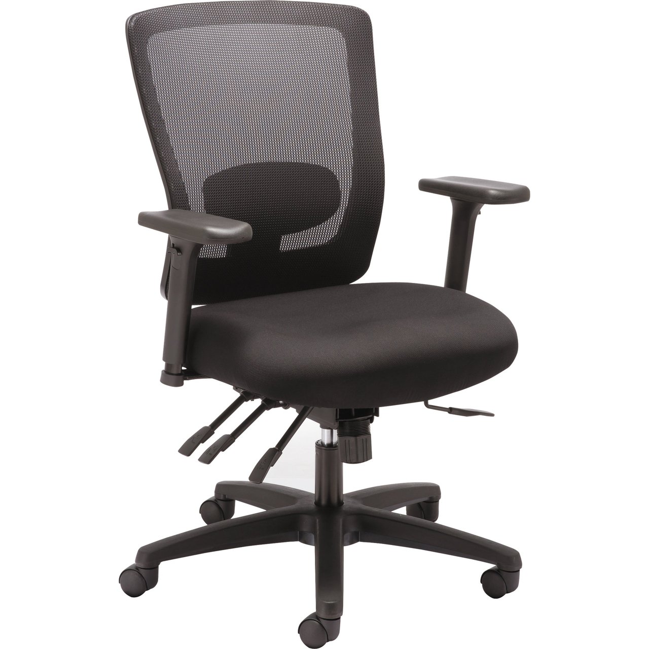 Alera Envy Series Mesh Midback Chair (ALENV42M14), Black - Image 1