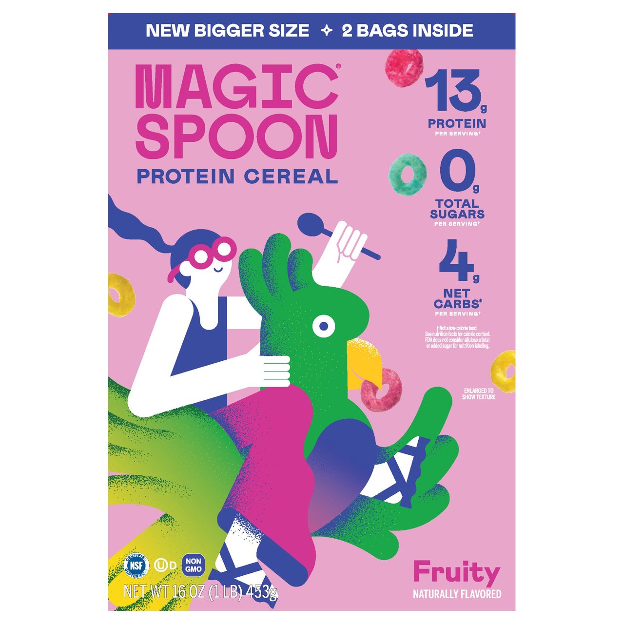 Magic Spoon Fruity Cereal 16 Ounces - Image 1