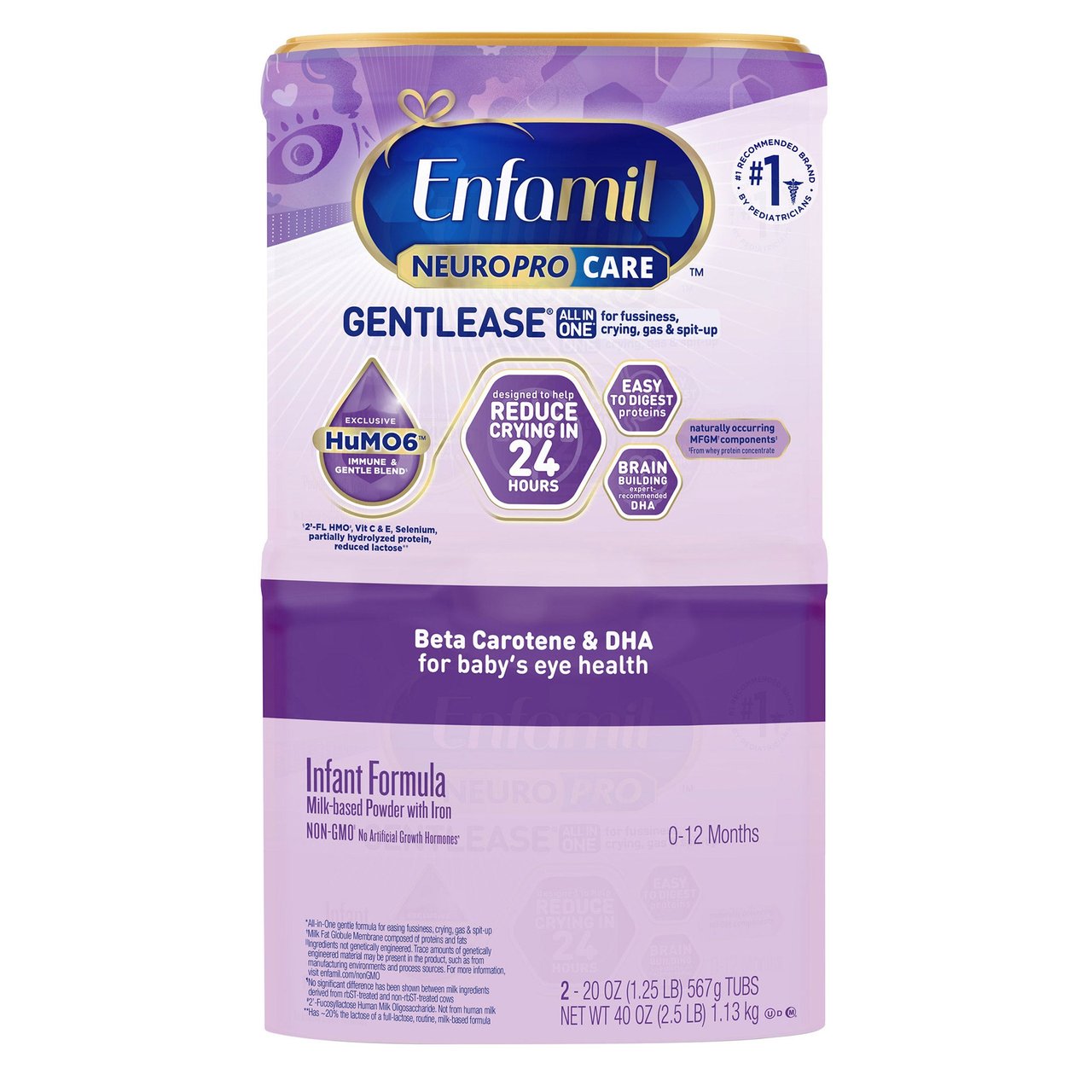 Enfamil NeuroPro Care Gentlease Formula 20 oz, 2-Pack - Image 1