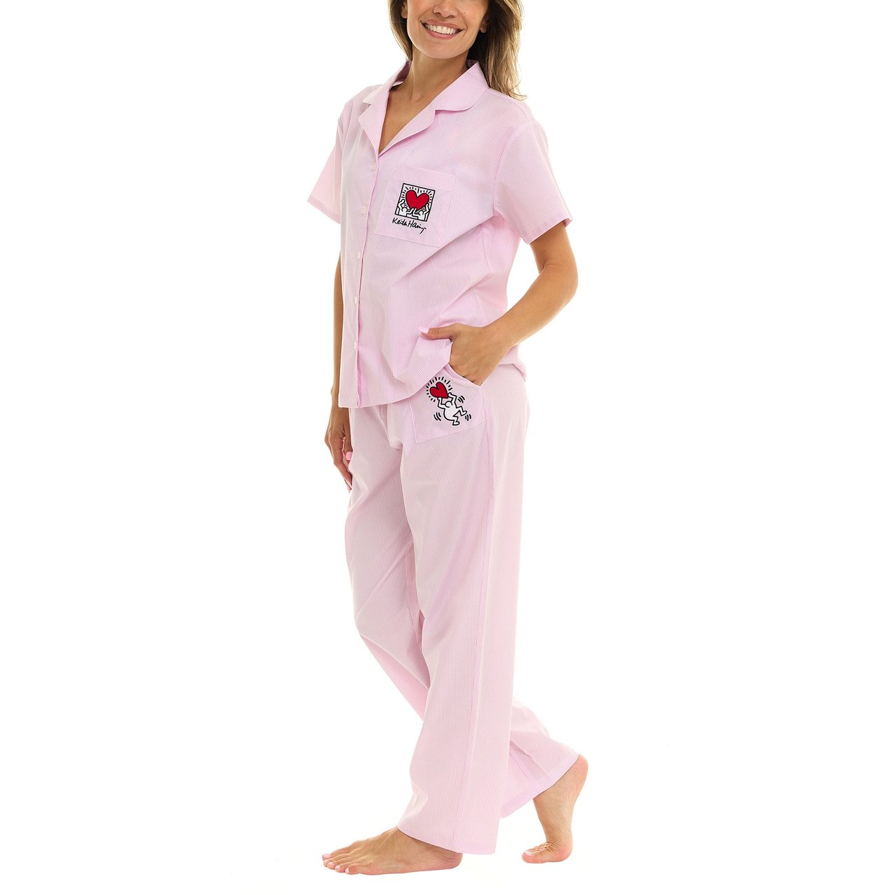 Keith Haring Women's Woven PJ Set - Image 1