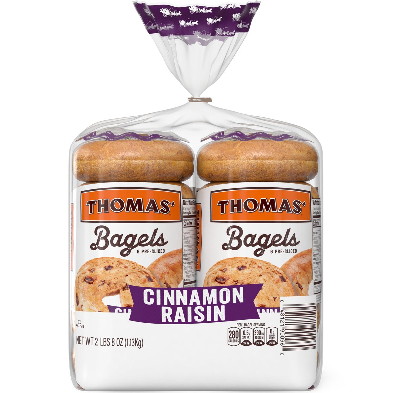 Thomas' Cinnamon Raisin Swirl Bagels, 12 CT - Image 1