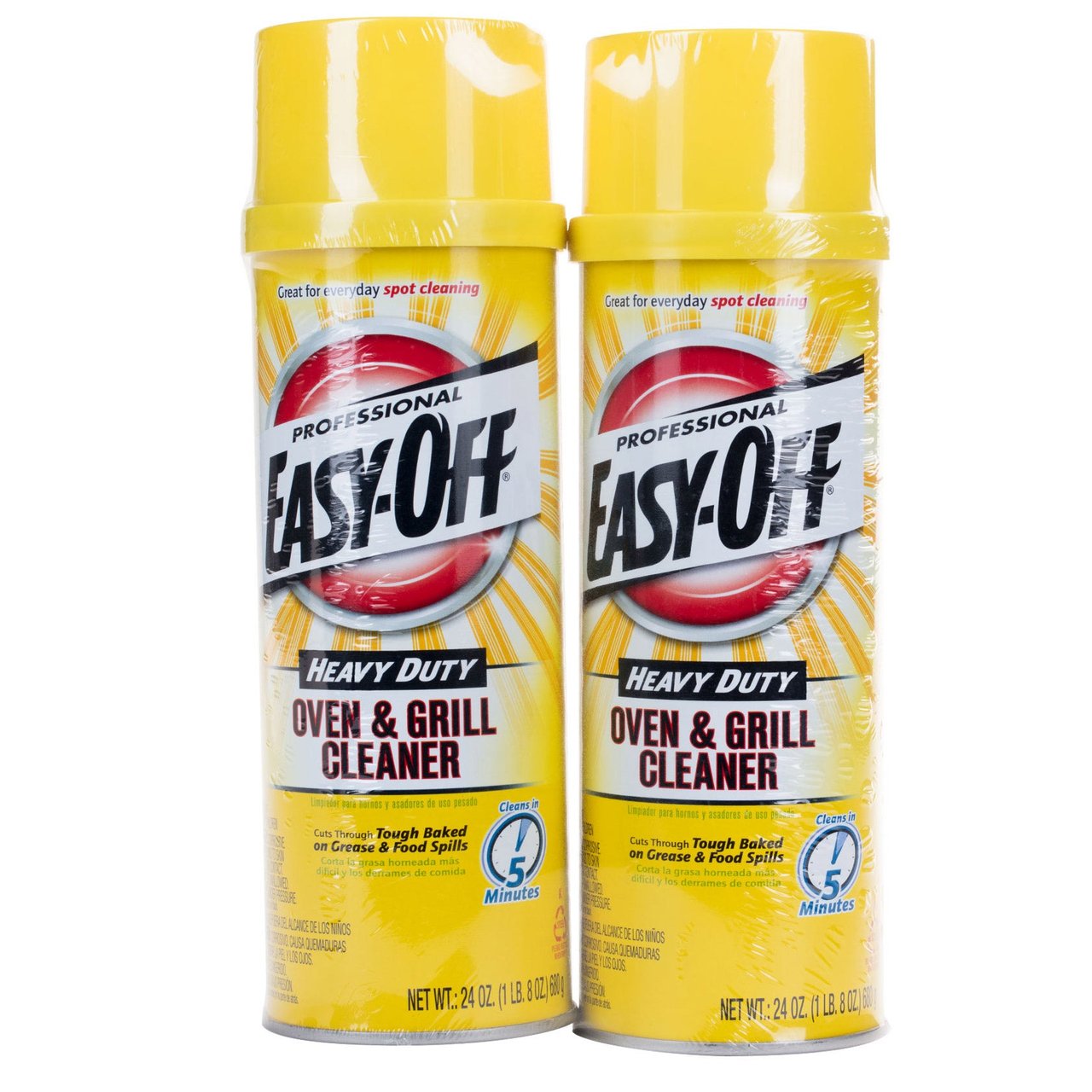 Easy-Off Professional Heavy Duty Oven and Grill Cleaner, 2-Pack, 24 oz - Image 1