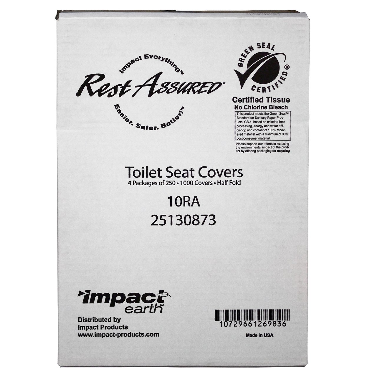 Paper Toilet Seat Covers 1000 Count - Image 1