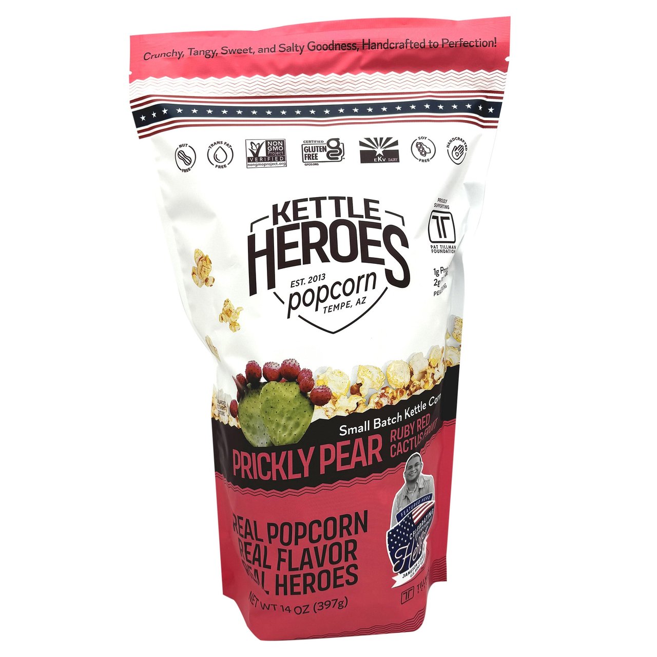 Kettle Heroes Prickly Pear Kettle Corn 14 oz - Image 1