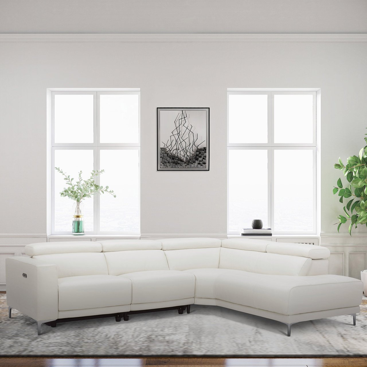 Gilman Creek Angeline Leather Power Reclining Sectional - Image 1