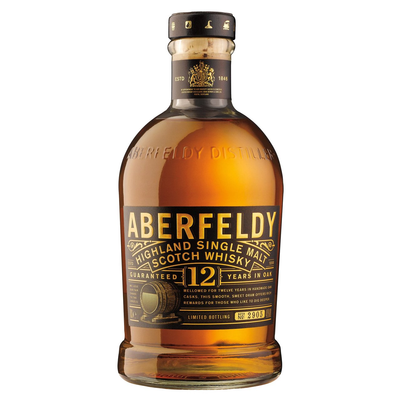 Aberfeldy 12 Year Single Malt Scotch Whisky 750ml - Image 1
