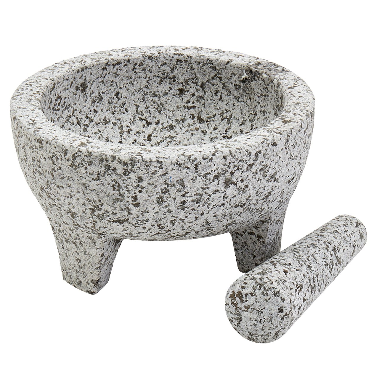 TTU GRANITE MOLCAJETE MORTAR & PESTLE SET - Image 1