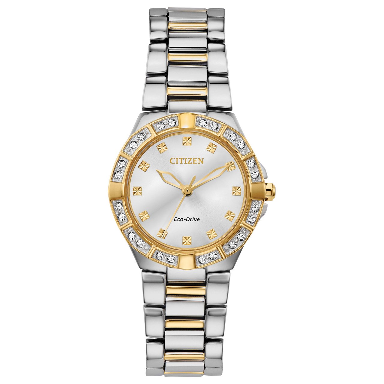 Citizen Eco-Drive Two-Tone Stainless Steel Ladies Watch - Image 1