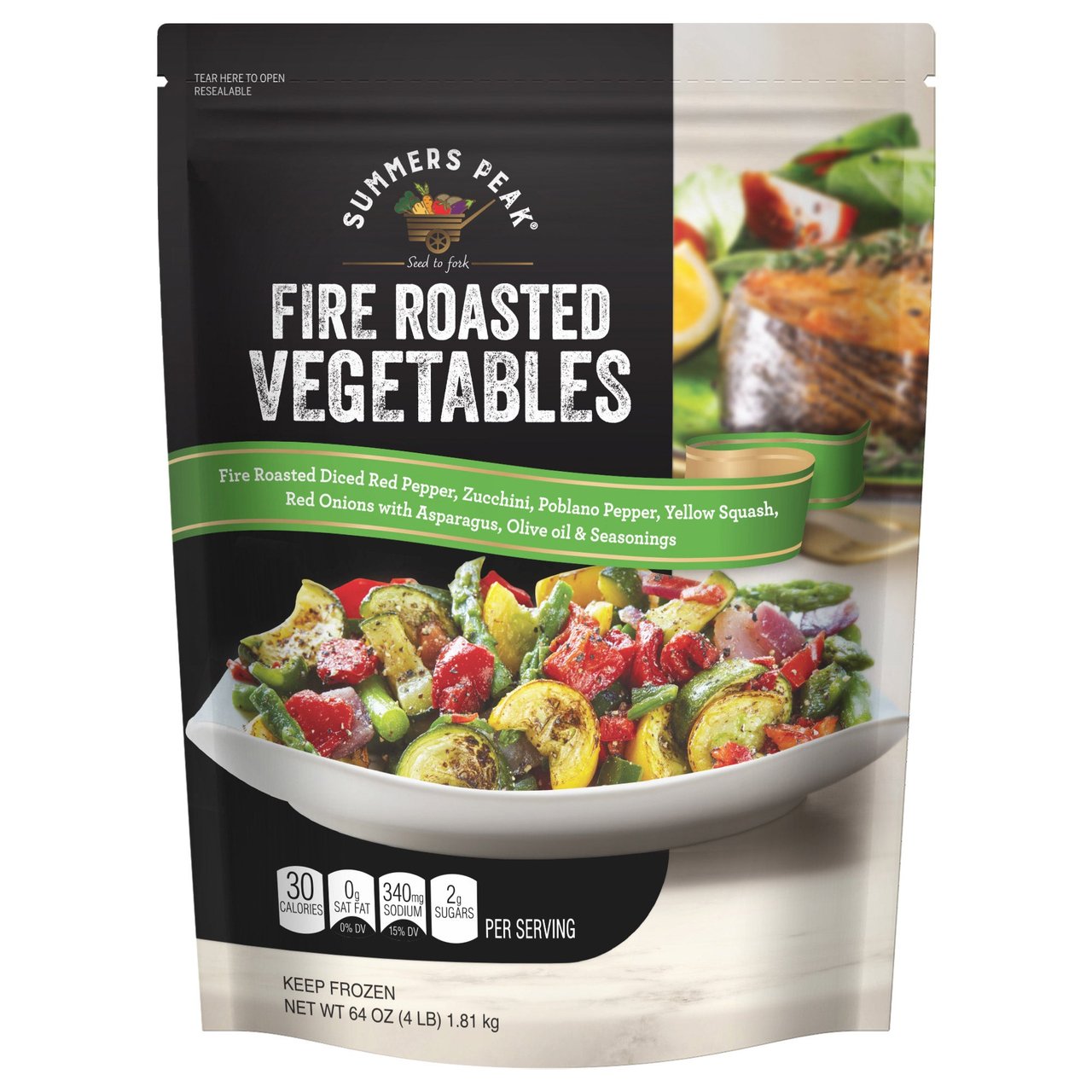 Summers Peak Roasted Vegetable Blend, 4 lbs (#1497301) - $13.49