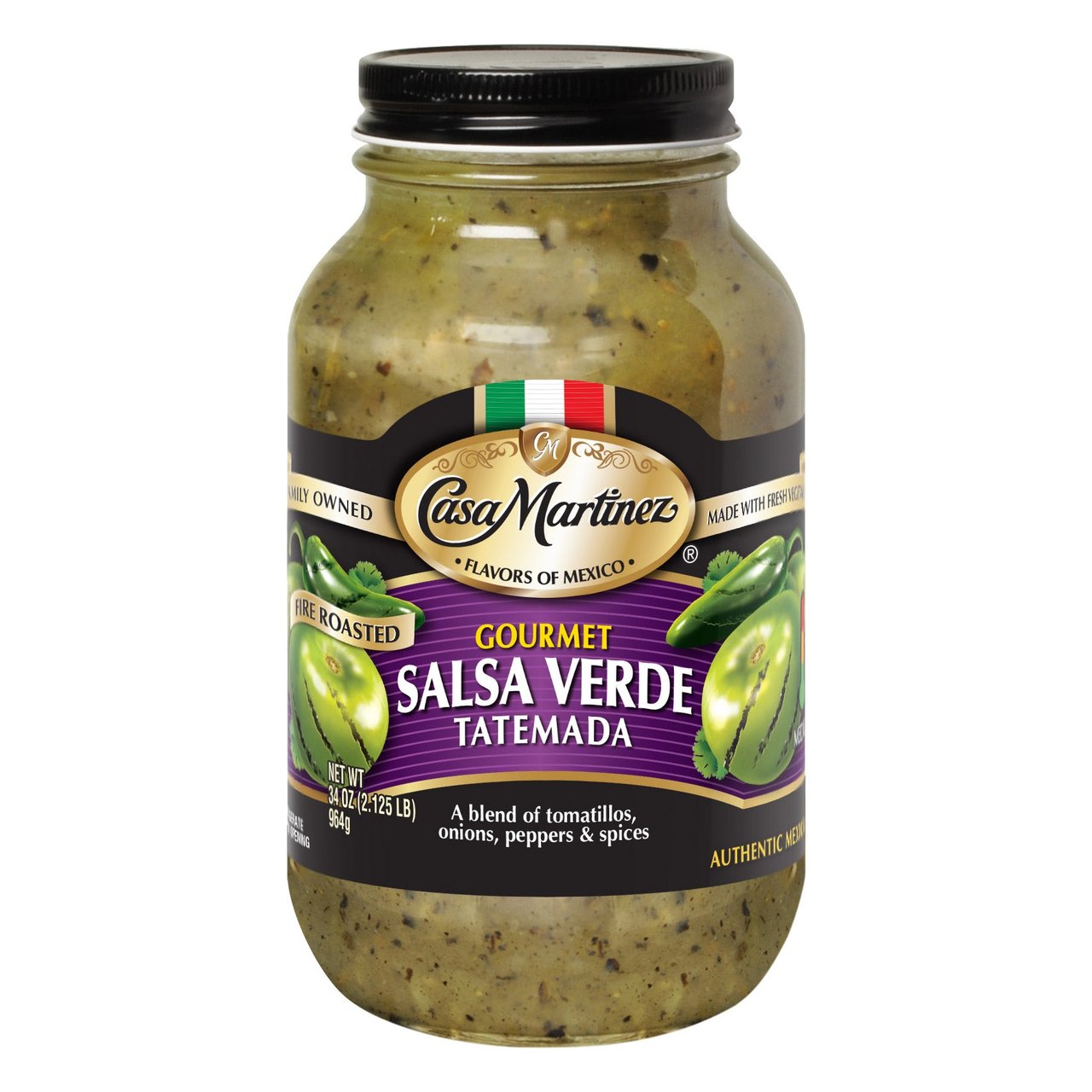Casa Martinez Salsa Verde 34 oz - Image 1