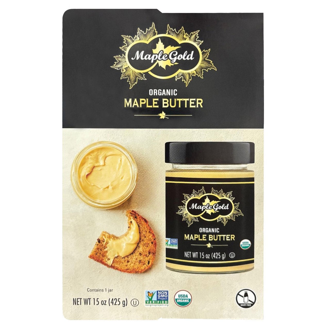 Maple Gold Organic Maple Butter 15 oz - Image 1