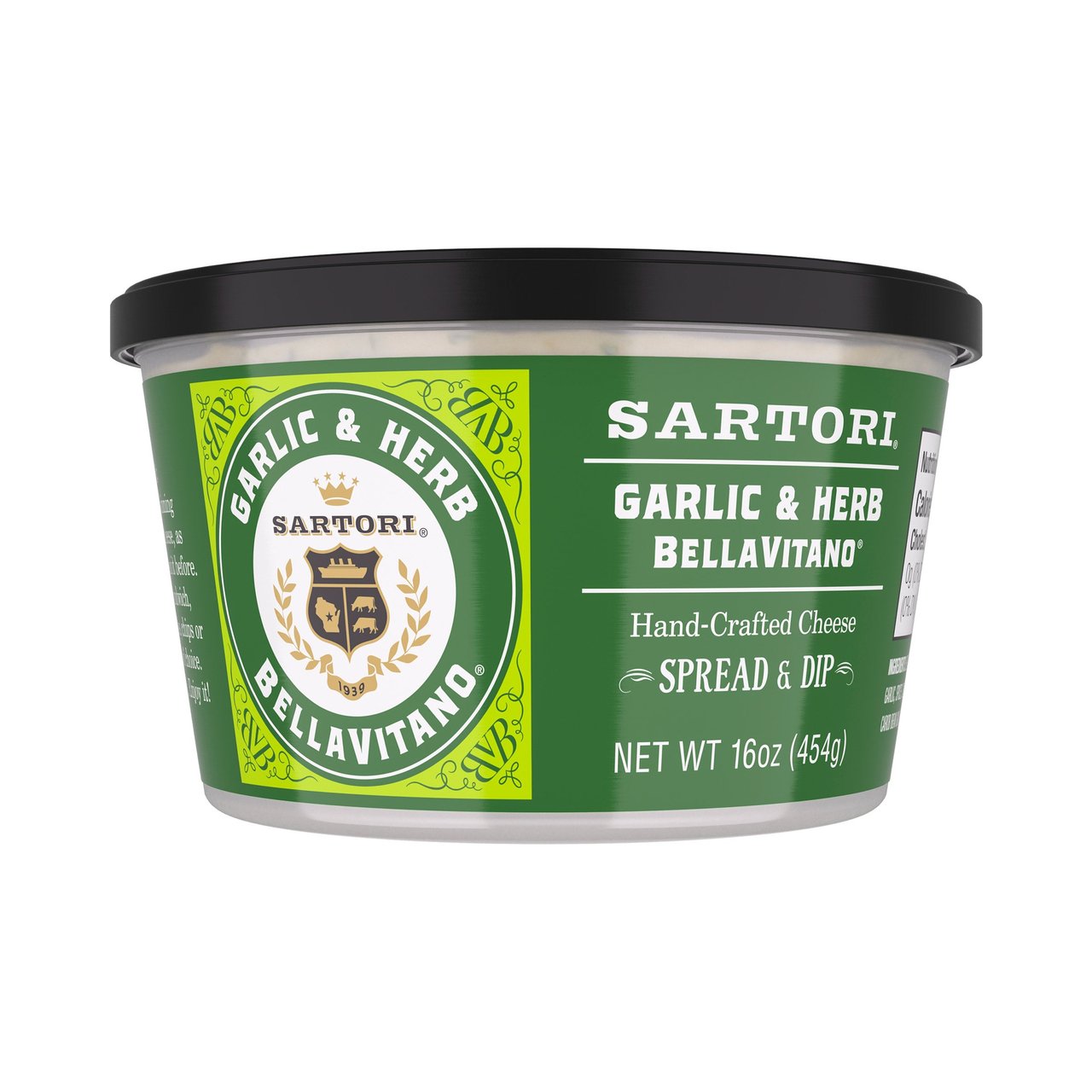 Sartori Garlic & Herb BellaVitano Spread & Dip 16 oz - Image 1