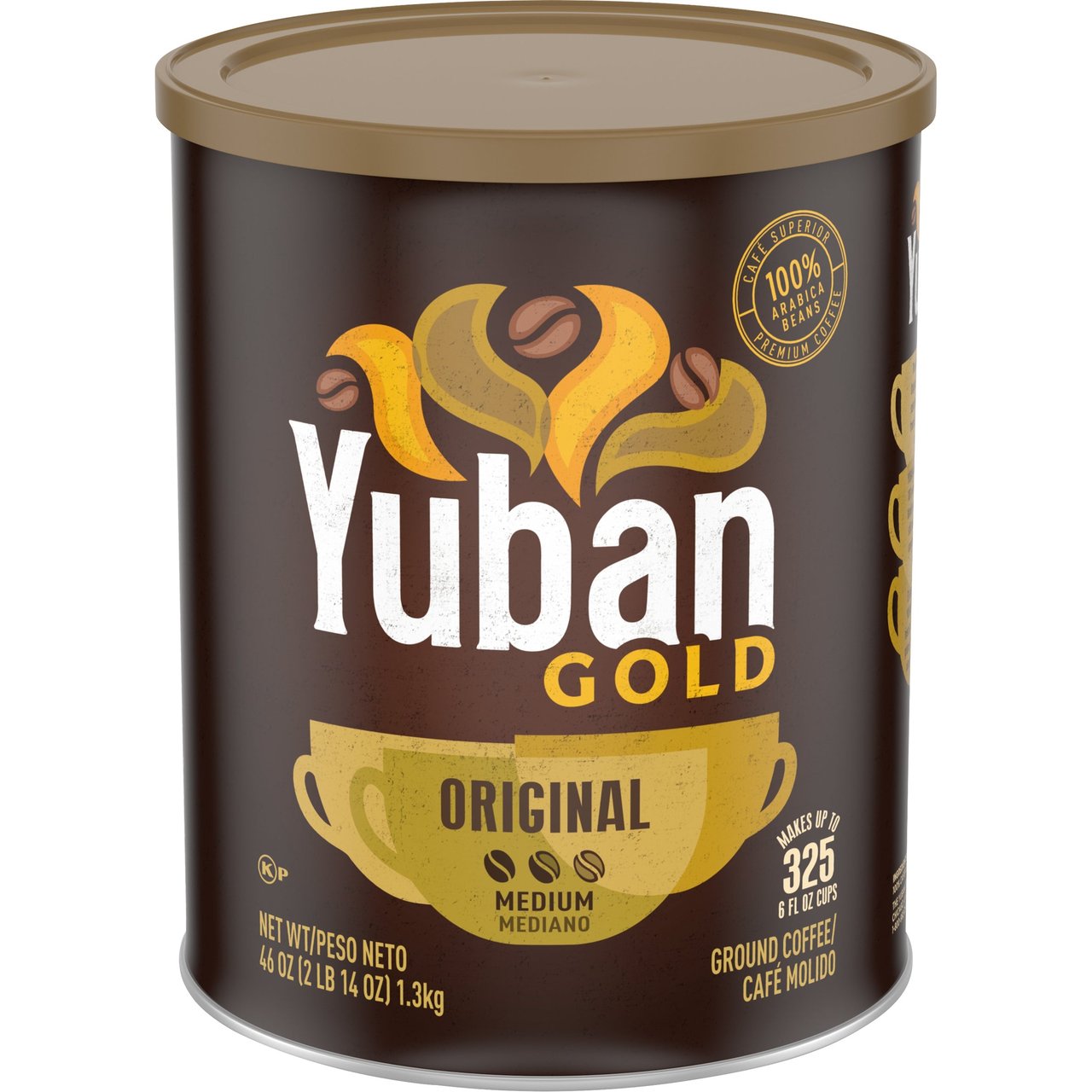 Yuban Gold 100% Arabica Coffee, Original Medium Roast, 46 oz - Image 1