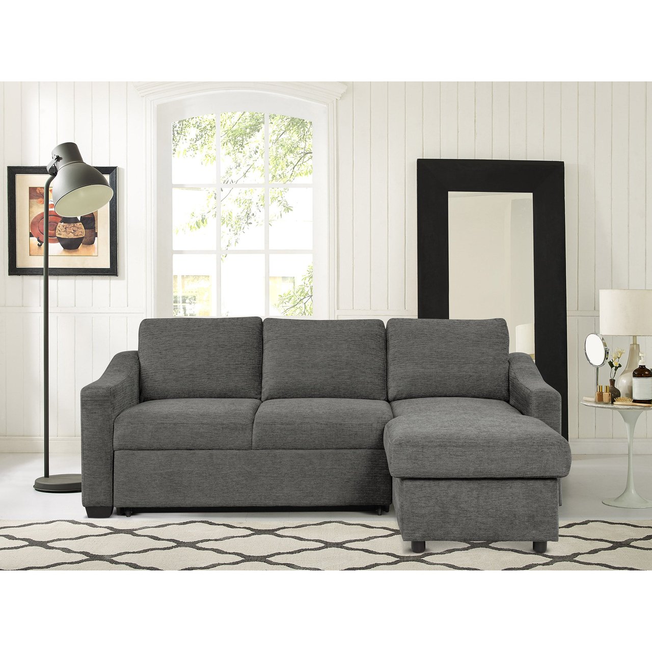 Coddle Aria Fabric Sleeper Sectional - Image 1