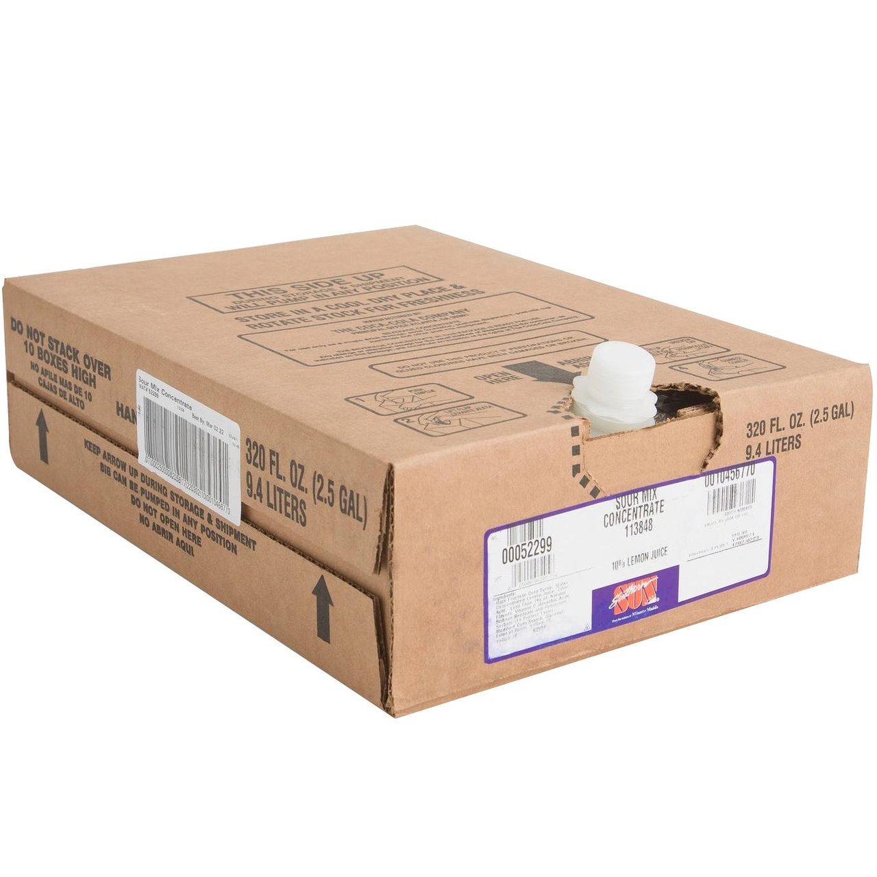 Southern Sun Sour Mix Bag-in-Box Syrup, 2.5 Gallon