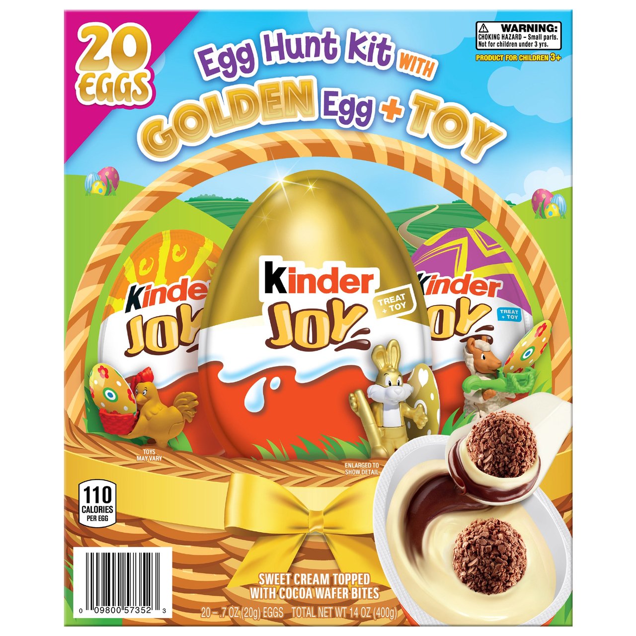 Kinder Joy Easter Eggs 20 Count 0.7 Ounces Each - Image 1