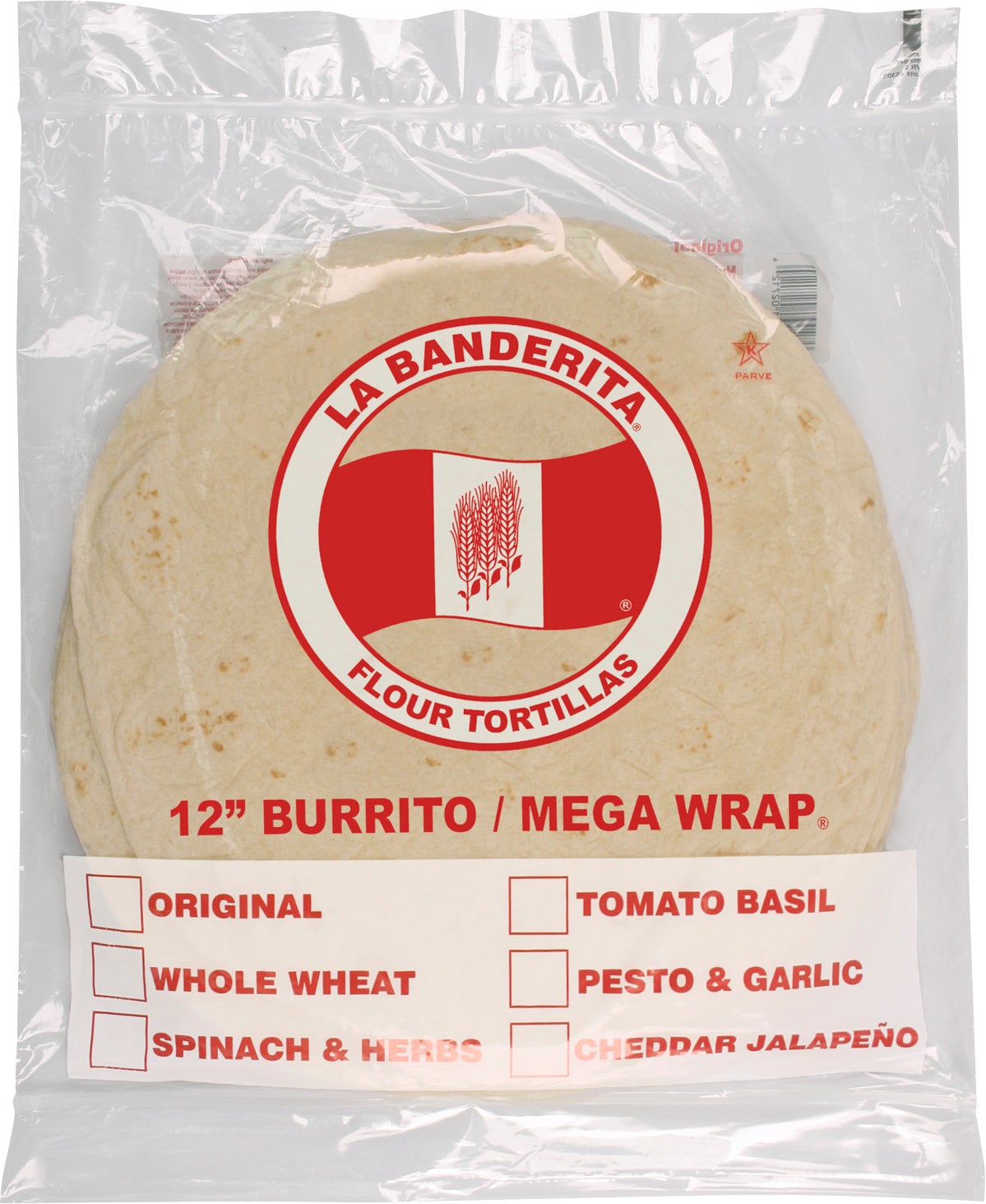 La Banderita 12" Flour Tortillas, 24 ct
