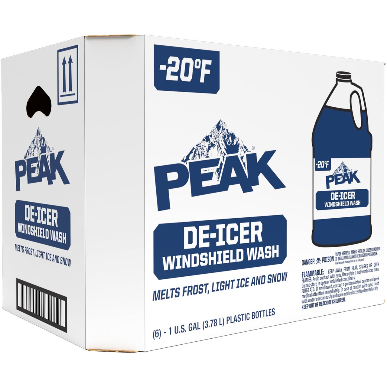 PEAK De-Icer Windshield Wash 6/1-Gallon Case (#1639481) - $12.49