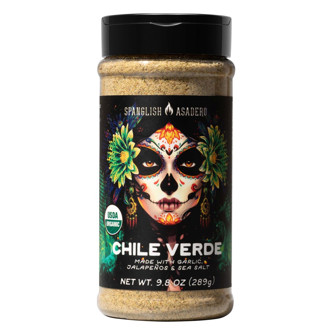 Spanglish Organic Chile Verde 9.8 oz - Image 1