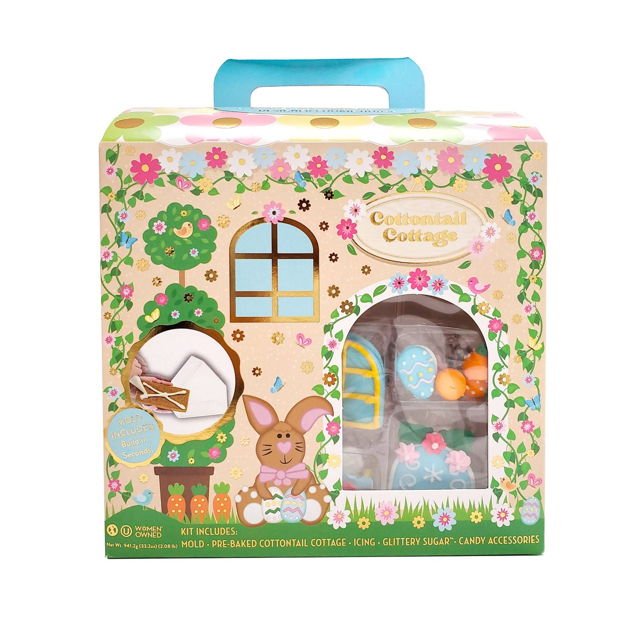 Bakery Bling Cottontail Cottage Insta-House, 34 oz - Image 1