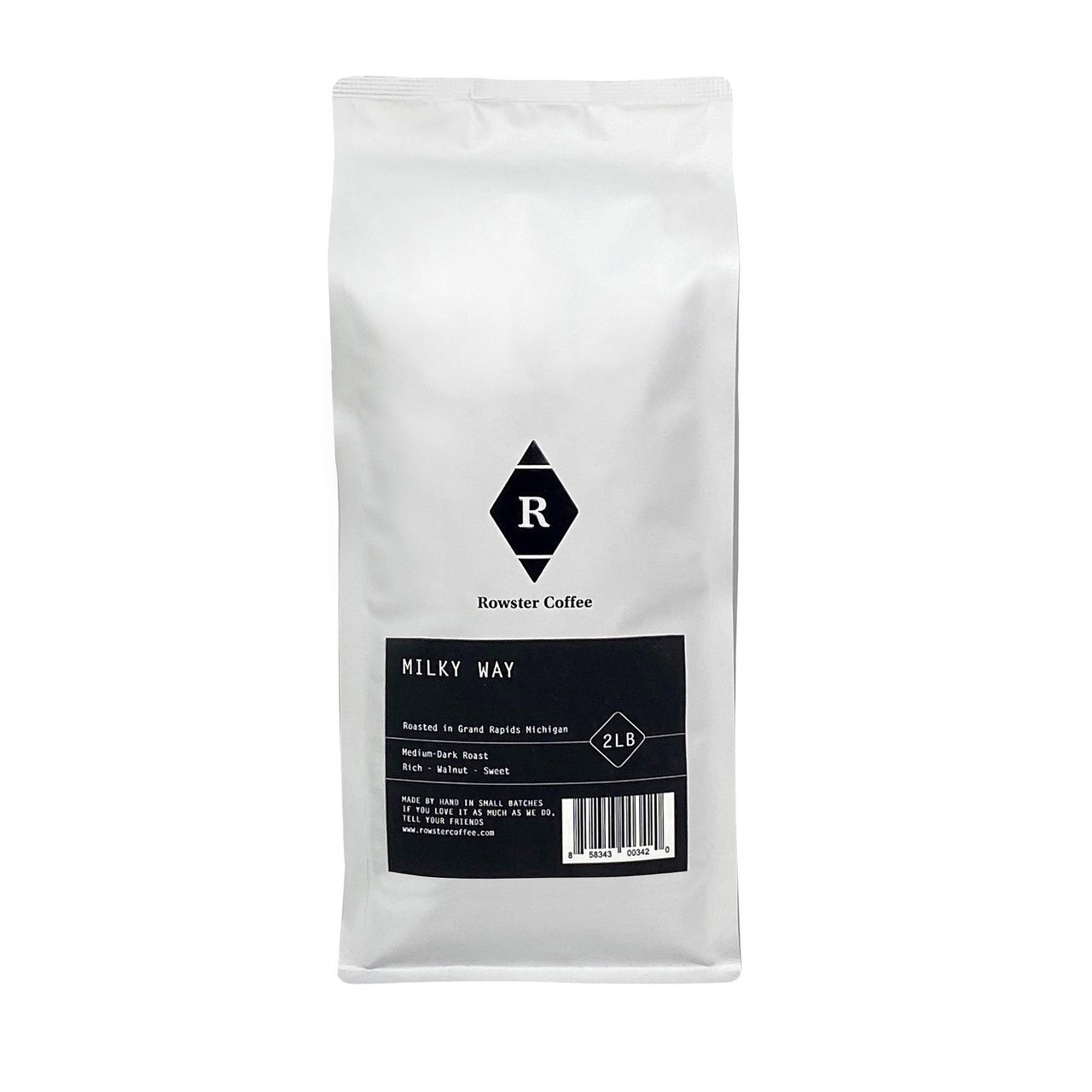 Rowster Coffee Milky Way Whole Bean 2 Pound Bag